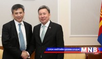 Minister L.Bold receives U.S State Department Representatives