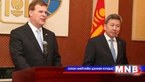 Joint Statement for Mongolia visit - Minister Bold end Minister Baird