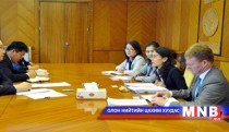 President’s Advisor R.Bold Meets ADB Delegation 
