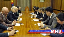Chief of Staff P.Tsagaan Meets Member of German Bundestag Manfred Grund