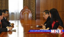 Chief of Staff P.Tsagaan Met with Ambassador of India 