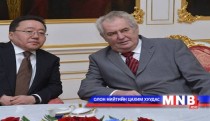 President Elbegdorj Arrives in Prague on State Visit