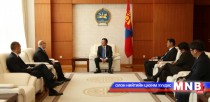 President Elbegdorj Welcomes Ambassador of Poland Tadeush Homitsky