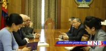Chief of Staff of the President’s Office P.Tsagaan Welcomes Director of the French National School..