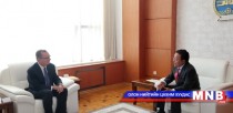 President Elbegdorj Meets the United Nations Under-Secretary-General Jeffrey Feltman