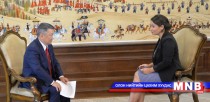Chairman of Parliament Z.Enkhbold gives an interview to Russia-24