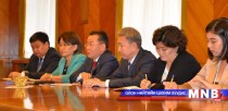 Labor Minister G.Bayarsaikhan and MP L.Bold received Ambassador of Japan to Mongolia T.Shimizu