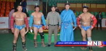 Нийтийн монгол бөхийн барилдаанд Б.Ганболд түрүүллээ