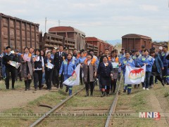 Зүүнхараа дахь ачааны вагон засварын депогийн хамт олон “MNB Сэтгэлийн үндэс” аянд нэгдлээ