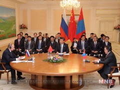 Ц.Элбэгдорж: Гурван талт хамтын ажиллагааны тохиролцоог бодит ажил хэрэг болгох зорилт бид бүхний ..