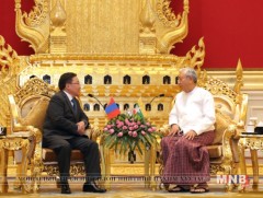 Хоёр улсын Ерөнхийлөгч нар албан ёсны хэлэлцээ хийв