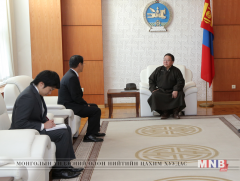 Монгол Улсын Ерөнхийлөгч Ц.Элбэгдорж Японы Элчин сайд Т.Шимизүг хүлээн авч уулзав