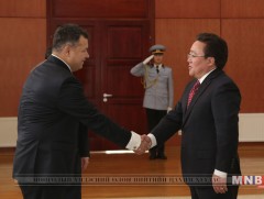 Ерөнхийлөгч Ц.Элбэгдоржид Турк Улсын Элчин сайд Итгэмжлэх жуух бичиг барив