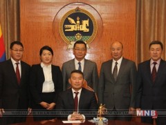 Монгол Улсын Ерөнхийлөгч Х.Баттулга ШЕЗ-ийн дарга, гишүүдийн төлөөллийг хүлээн авч уулзлаа 