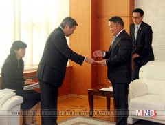 Япон Улсын Ерөнхий сайдын бие төлөөлөгчийг хүлээн авч уулзлаа