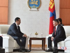 Бүгд Найрамдах Киргиз Улсын Ерөнхий сайдын тусгай элчийг хүлээн авч уулзлаа