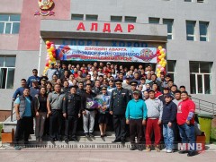 П.Орхоныг “Алдар” спорт хорооны хамт олон хүлээн авч, хүндэтгэл үзүүллээ