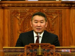 Монгол Улсын Ерөнхийлөгч Х.Баттулга УИХ-ын чуулганы нэгдсэн хуралдаанд оролцож үг хэллээ