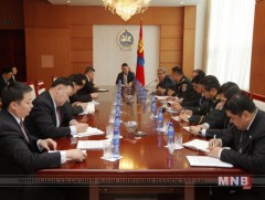 Ерөнхийлөгч Х.Баттулга Үндэсний аюулгүй байдлыг хангах тусгайлсан чиг үүрэгтэй байгууллагуудын уди..