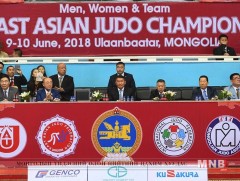 Ерөнхийлөгч Х.Баттулга Зүүн Азийн жүдо бөхийн аварга шалгаруулах тэмцээнийг нээж үг хэлэв