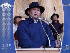 Ерөнхийлөгч Х.Баттулга Үндэсний их баяр наадмыг хааж үг хэллээ