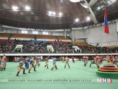 Үндэсний эрх чөлөө тусгаар тогтнолоо сэргээн мандуулсны 107 жилийн ойд зориулсан бөхийн барилдаан ..