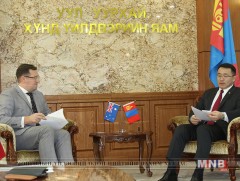 УУХҮ-ийн сайд шинээр томилогдсон Австралийн Элчин сайдыг хүлээн авч уулзав  