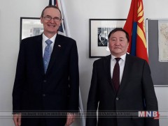 Их Британи Умард Ирландын Нэгдсэн Вант Улсаас Монгол Улсад суугаа Элчин сайдтай уулзлаа