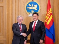 Ерөнхий сайд У.Хүрэлсүх АНУ-ын ерөнхийлөгчийн үндэсний аюулгүй байдлын зөвлөх, элчин сайд Жон Болт..