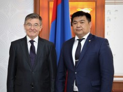Соёлын сайд С.Чулуун ОХУ-ын Элчин сайд И.К.Азизовыг хүлээн авч уулзав