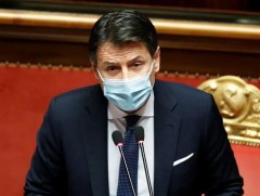 Италийн ерөнхий сайд Контед сенатын танхим итгэл  хүлээлгэжээ