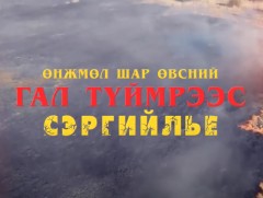 Шар өвсний түймрээс сэрэмжлүүлж байна