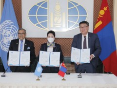 Монгол Улсад НҮБ-аас 2023-2027 онд хэрэгжүүлэх ”Тогтвортой хөгжлийн хамтын ажиллагааны хүрээ” бари..