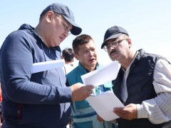 Сангийн сайд Б.Жавхлан Улаанбаатар-Дархан чиглэлийн авто замын ажлын явцтай танилцлаа