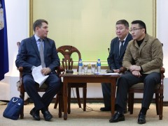 ОХУ-ын Газпромбанк группийн төлөөлөгчдийг хүлээн авч уулзлаа