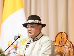 Монгол Улсын Ерөнхийлөгч У.Хүрэлсүх үг хэллээ 