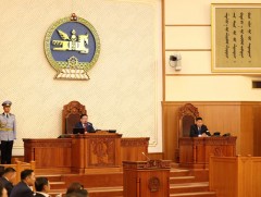 Монгол Улсын Их Хурлын намрын ээлжит чуулганыг нээж, Их Хурлын дарга Г.Занданшатарын хэлсэн үг