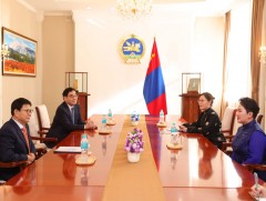 Монгол Улсаас БНСУ-д суух Өргөмжит консул Ан Гён Му-г хүлээн авч уулзлаа