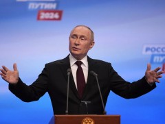 ОХУ-ын Ерөнхийлөгч Владимир Путин үнэмлэхүй саналаар дахин сонгогдож байна