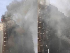 12 давхар барилгад гарсан галыг унтраахаар ажиллаж байна 