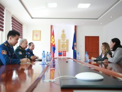 Гамшгаас хамгаалах салбарын хоёр улсын хамтын ажиллагааг өргөжүүлэх талаар хэлэлцлээ