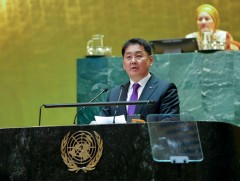 Монгол Улсын Ерөнхийлөгчийн санаачилсан “Дэлхийн адууны өдрийн тухай” тогтоолыг НҮБ-ын Ерөнхий Асс..