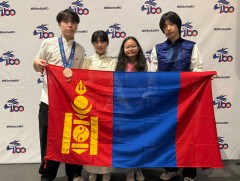 Олон улсын Биологийн 36 дугаар олимпиадаас А. Амартүвшин хүрэл медаль хүртжээ