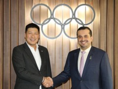 Саудын Арабын ҮОХ-ны Дэд Ерөнхийлөгчийг Олимпик хауст хүлээн авч уулзав