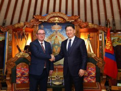 Ерөнхийлөгч У.Хүрэлсүх Беларусийн Элчин сайдыг хүлээн авч уулзлаа