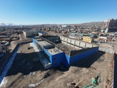 Өвлийн спортын ордны барилга угсралтын ажлын явц 55 хувьтай байна