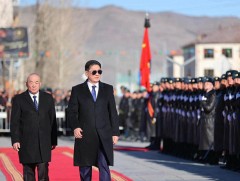 Монгол Улсын Ерөнхийлөгч У.Хүрэлсүх Баян-Өлгий аймагт ажиллаж байна