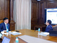 УИХ-ын дарга С.Бямбацогт Монголбанкны Ерөнхийлөгчтэй уулзаж, цаг үеийн асуудлаар санал солилцлоо