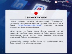  E-Mongolia системийг дуурайлган хийсэн залилангийн холбоос цахим орчинд тархаж байна