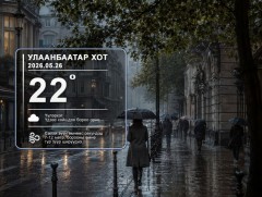 ЦАГ АГААР: Улаанбаатарт өдөртөө 22 хэм дулаан
